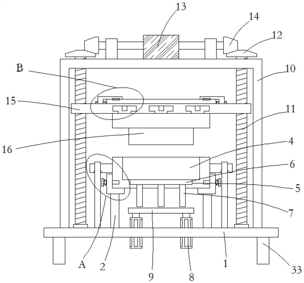 Forklift hub squeeze casting equipment