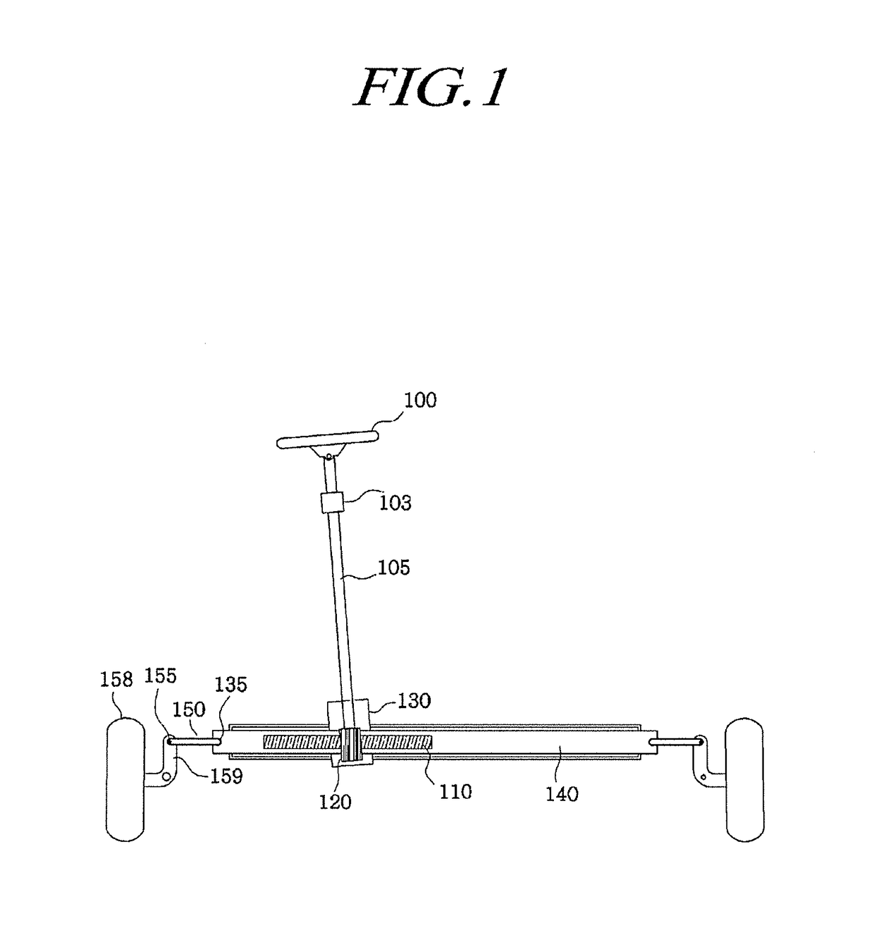 Rack bar supporting device of steering apparatus for vehicle