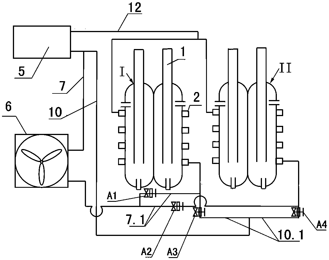 Gas automatic water removal system