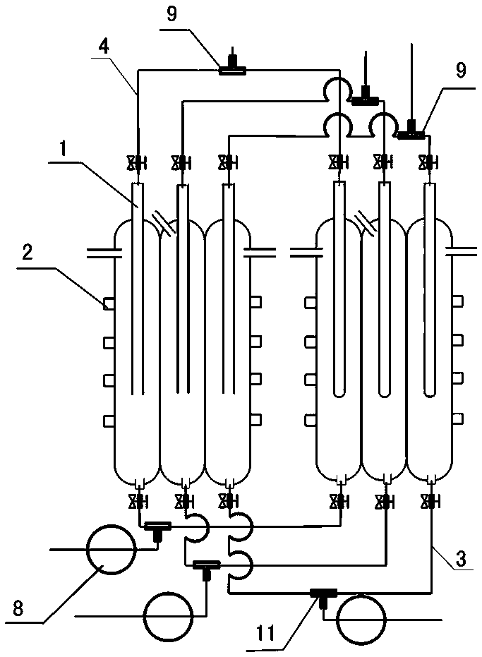 Gas automatic water removal system