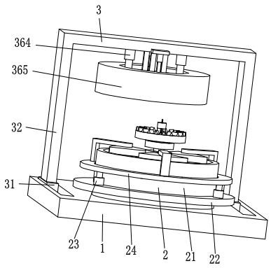 An automatic fine grinding device for transmission gear manufacturing