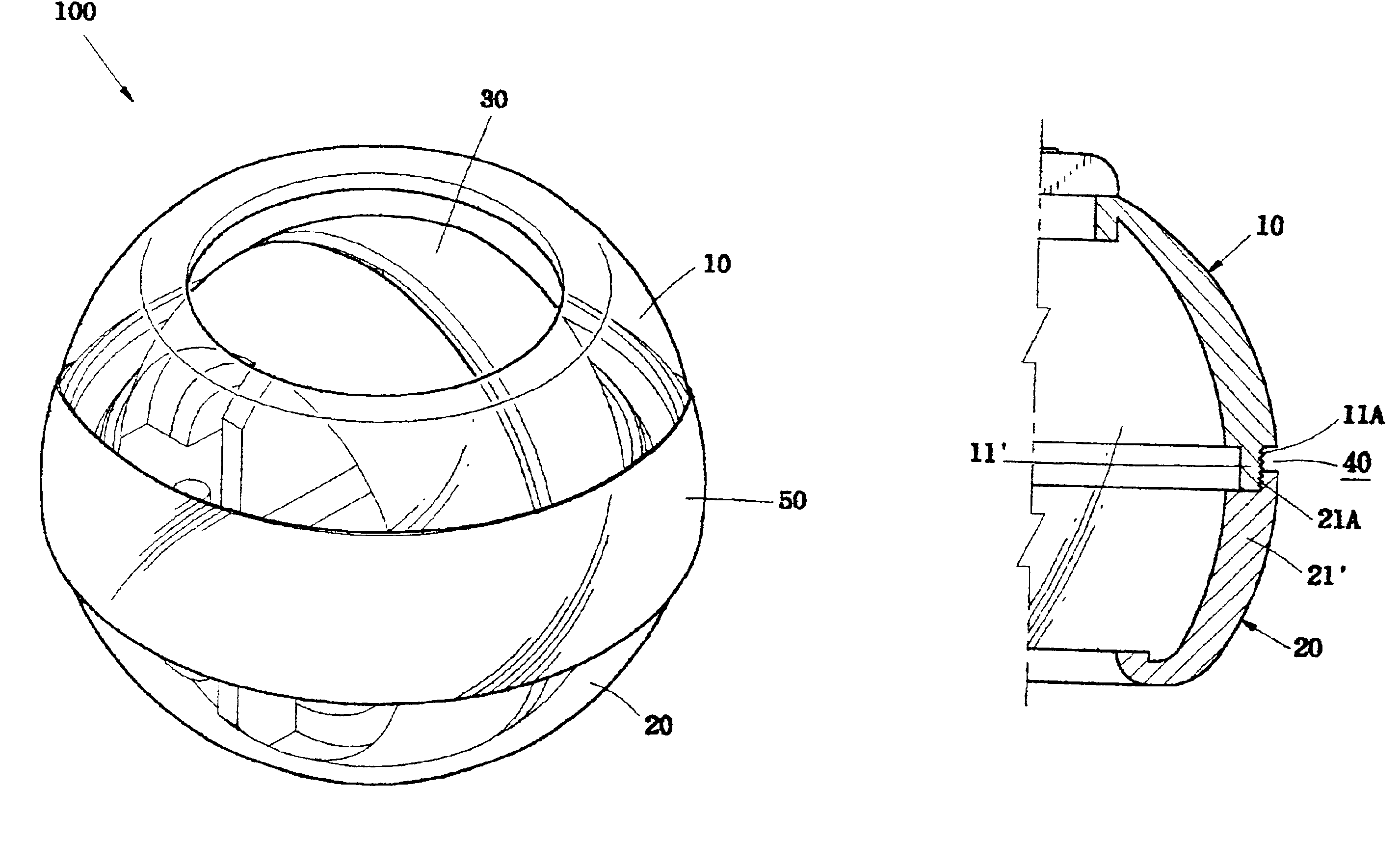 Casing structure of wrist exerciser