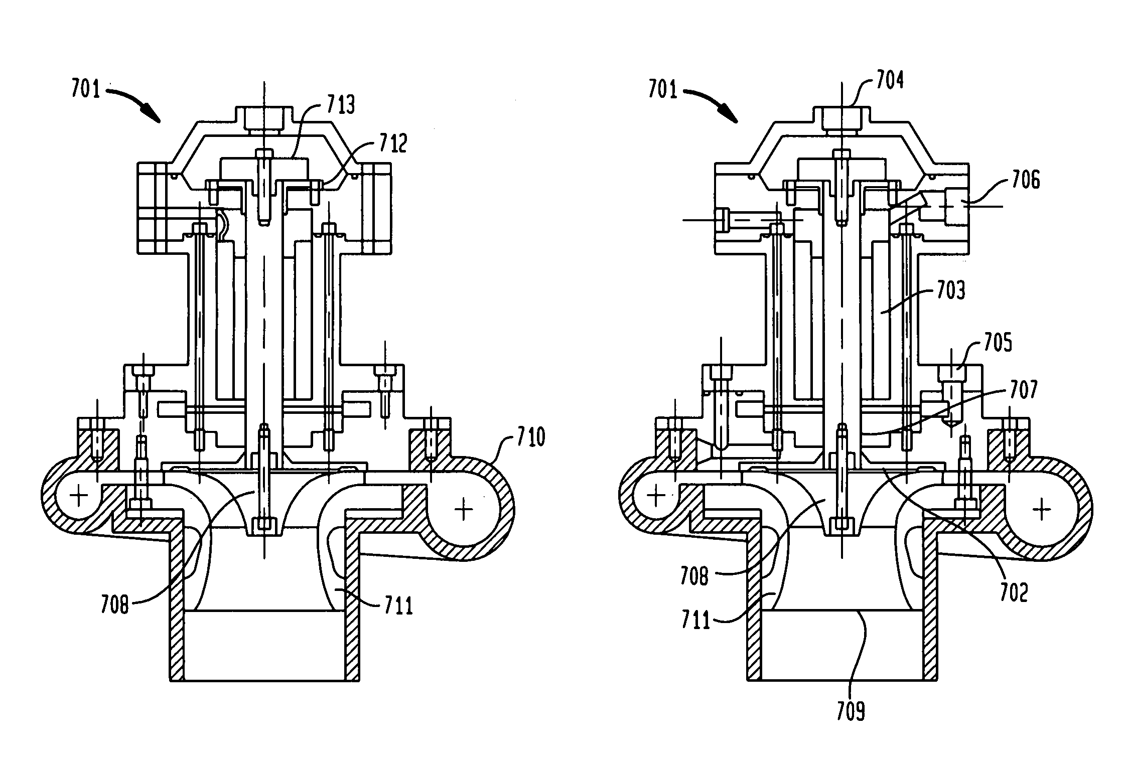 Centrifugal turbine blower with gas foil bearings