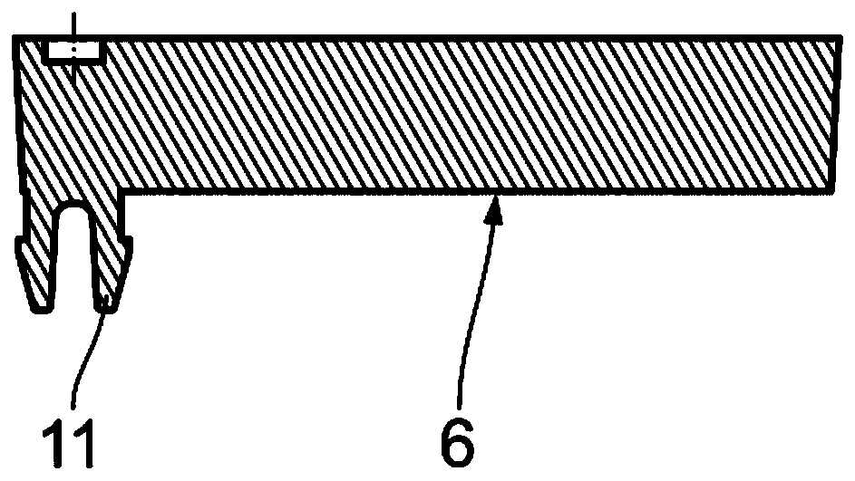 Cooling device for at least one component mounted on printed circuit board and printed circuit board