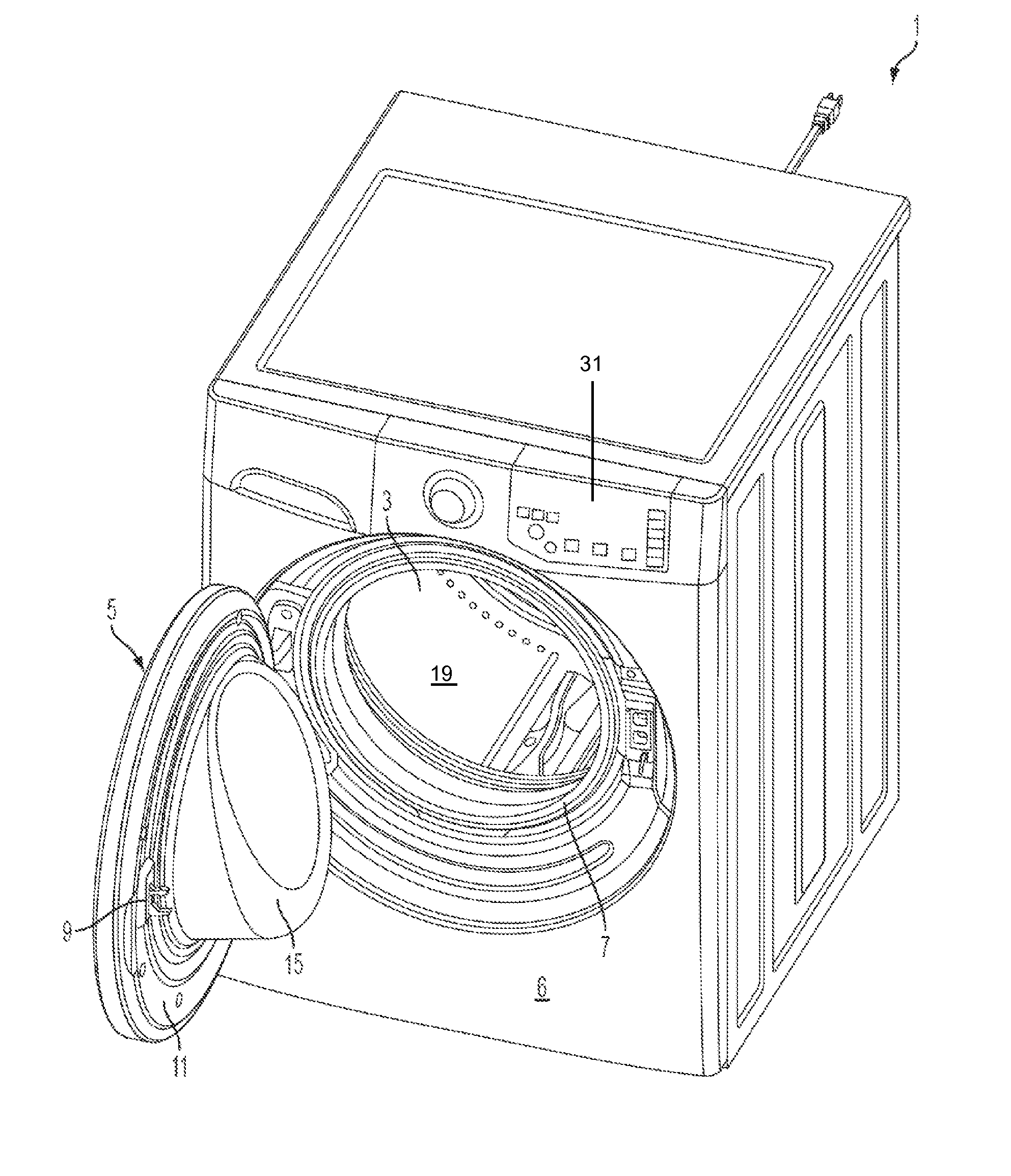 Automatic Laundry Washer with Active Venting