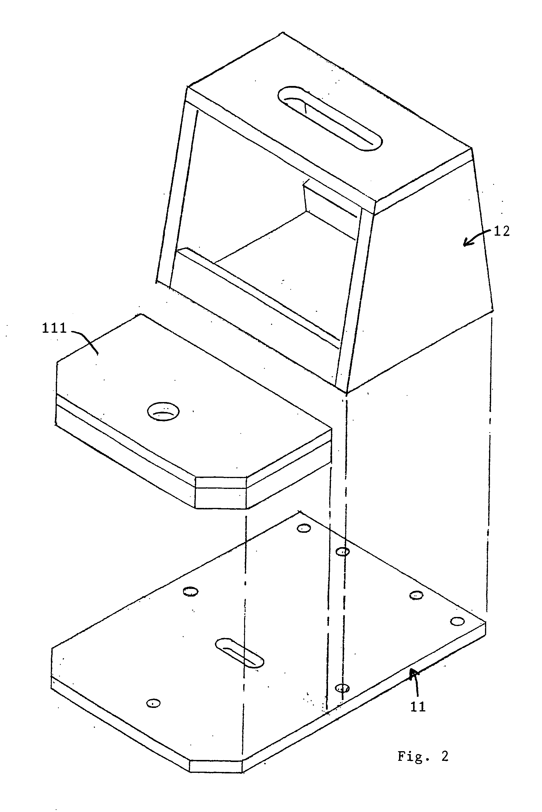 Roller seat, and carrier for a very-large-capacity tool and material holder also mountable atop a step ladder
