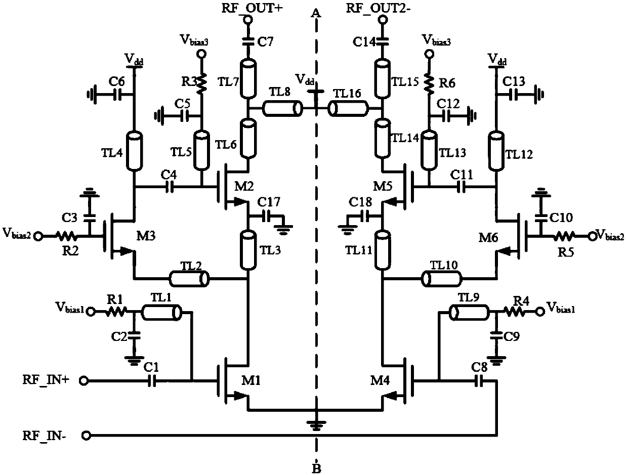 A radio frequency low noise amplifier design with high gain