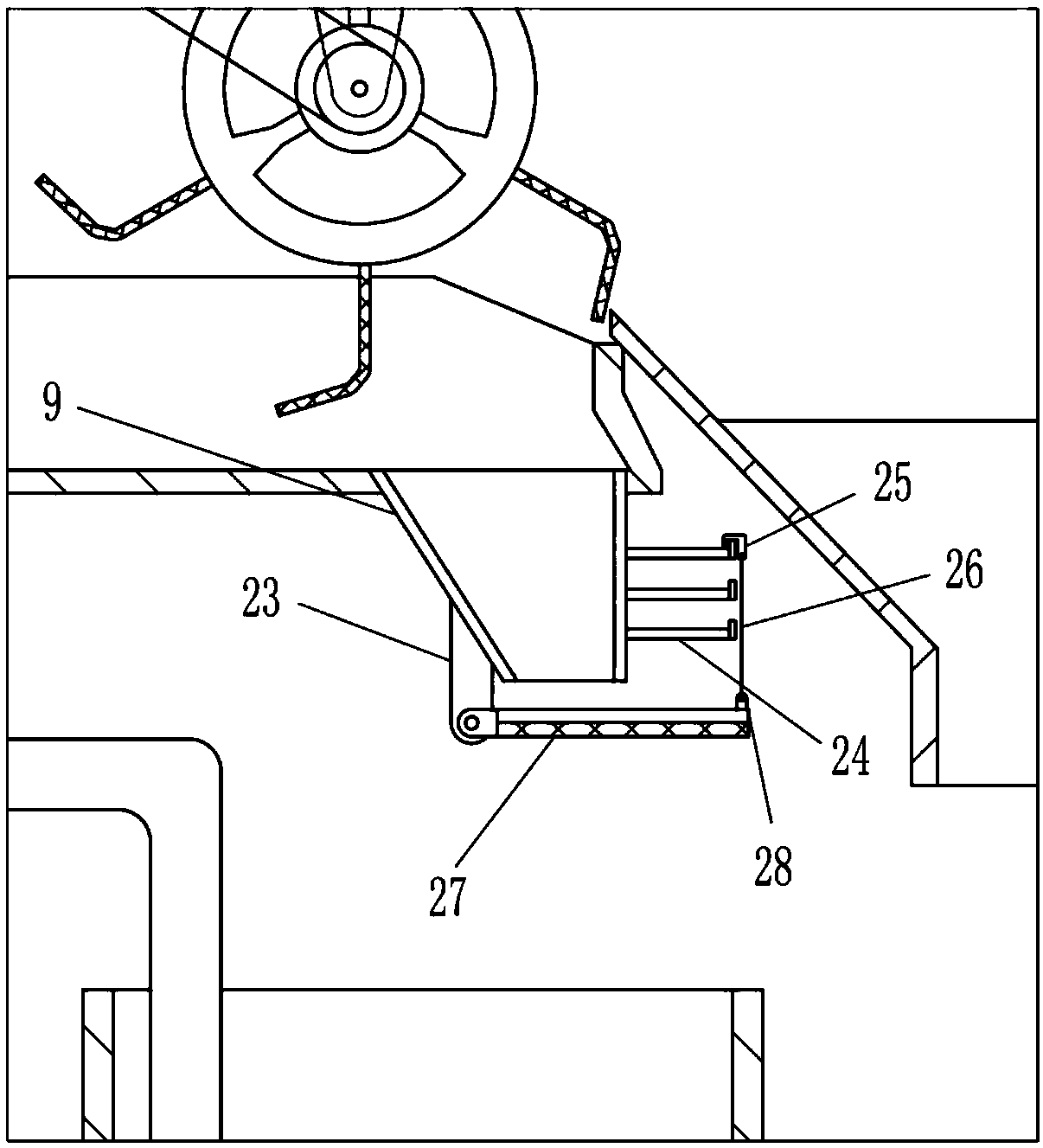 Bean sprout cleaning and peeling equipment