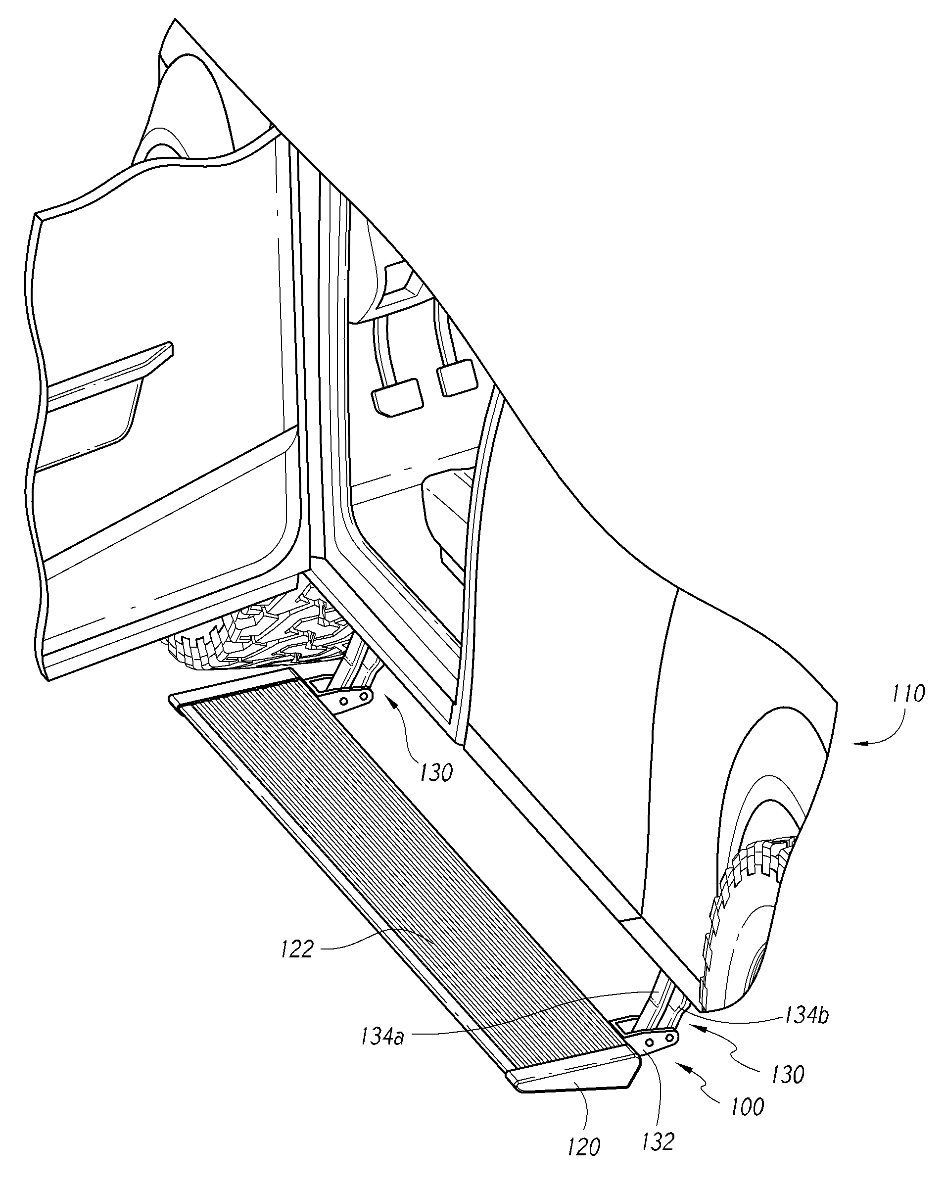 Automated retractable vehicle step