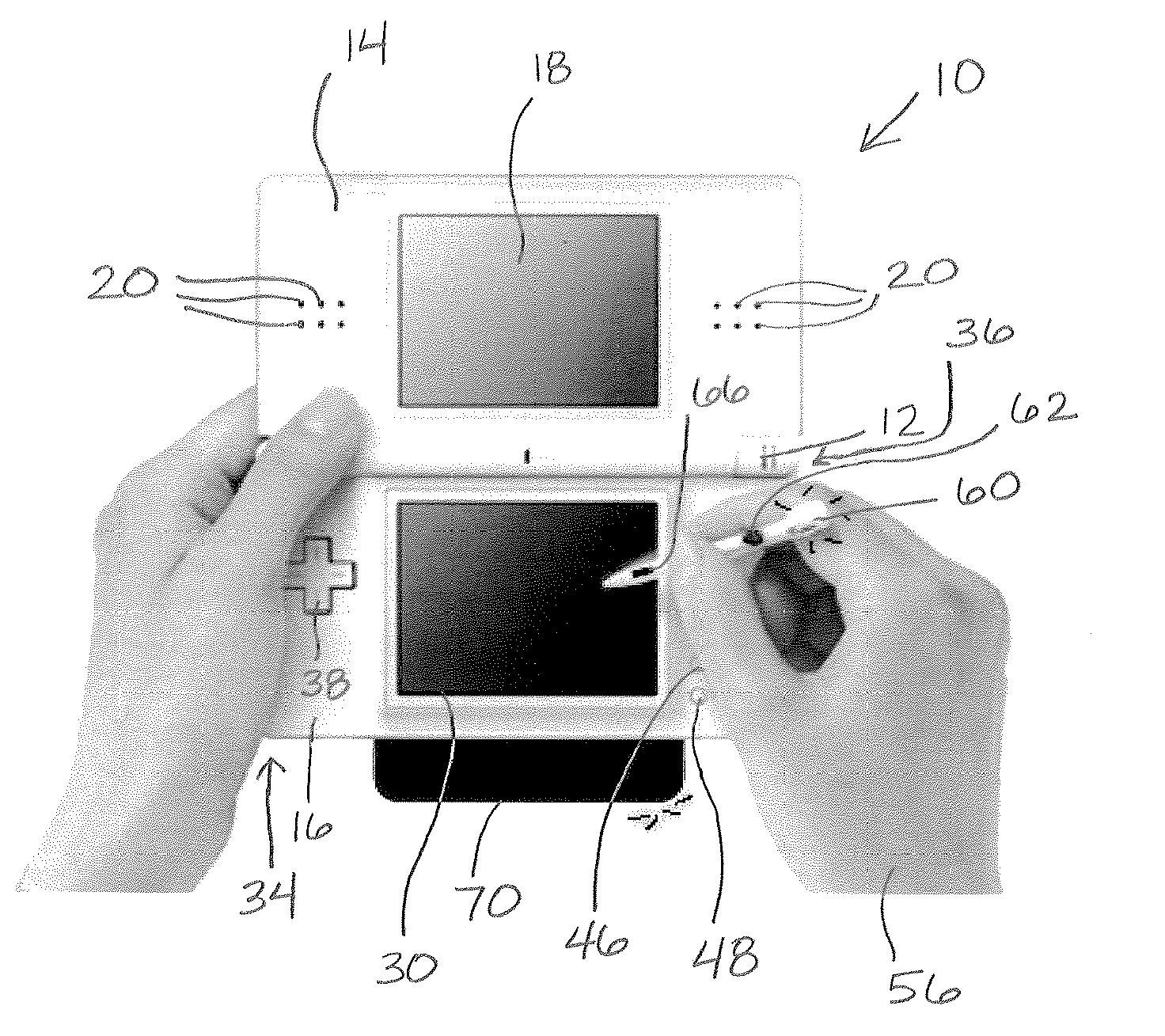 System for and method of operating video game system with control actuator-equipped stylus