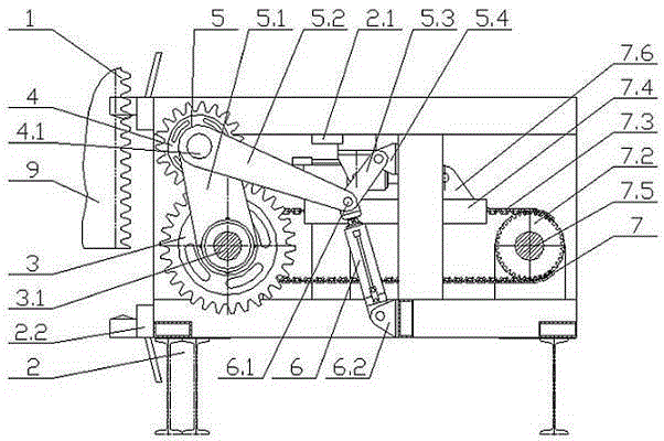 A force-limiting double-release lock tank device