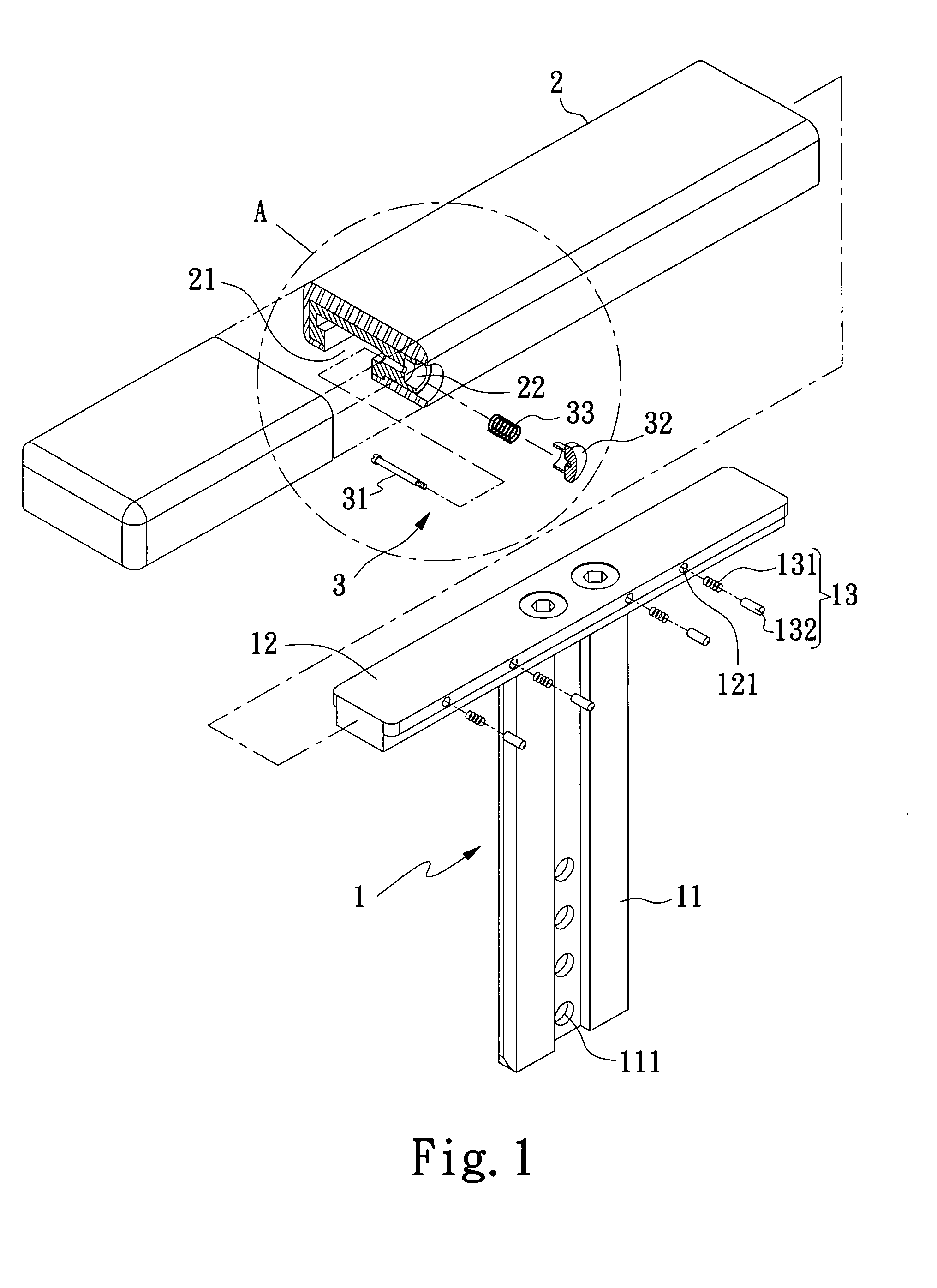 Wheelchair armrest adjusting mechanism