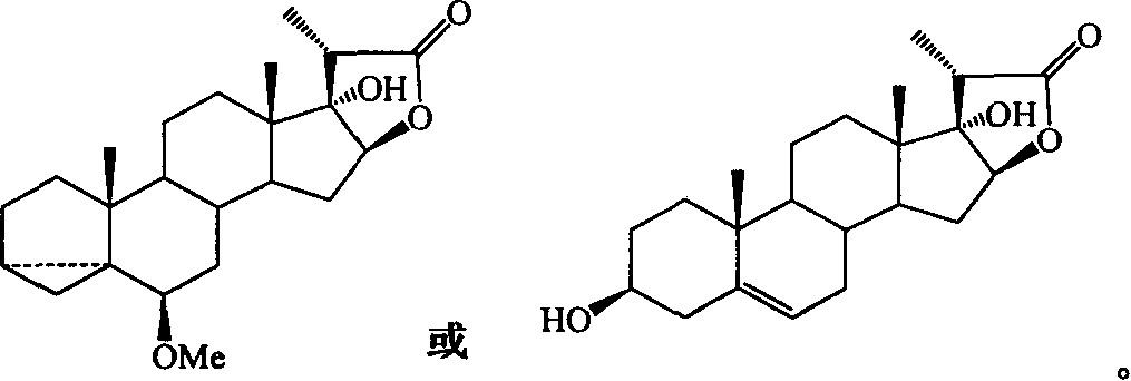 Process for synthesizing pennosapogenin by 17-hydroxy-steroid internal ester