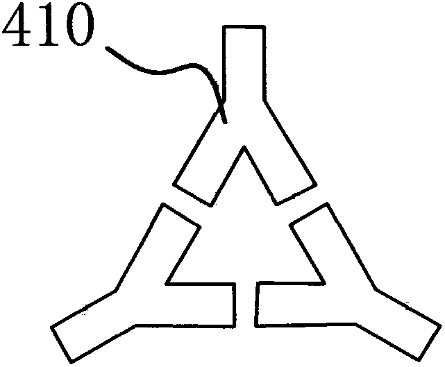 Three-lobed spinneret and spinning components