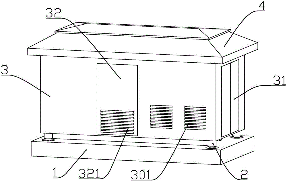 Waterproof box-type substation