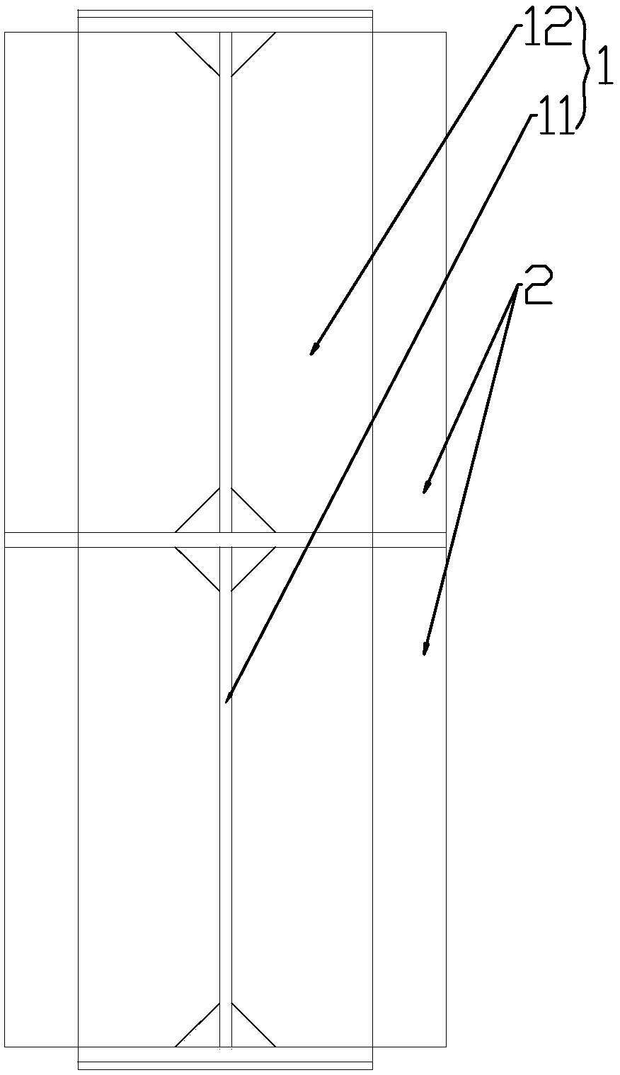 Connecting method of non-supporting-type composite floor slab and PEC shear wall