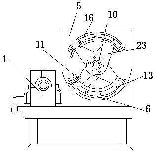 Cement mortar stirring device