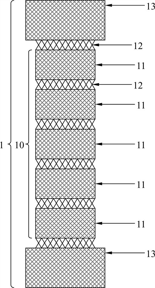Segmented double-membrane flexible stent and manufacturing method thereof