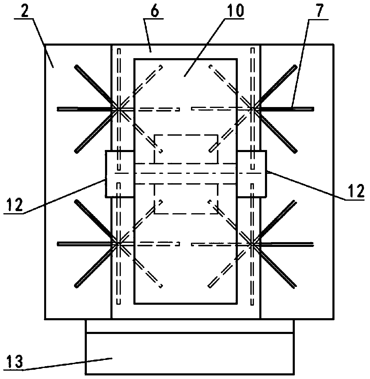 A boiler flue gas dewhitening equipment