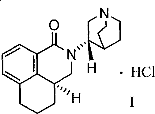Palonosetron hydrochloride, and precursor compound and preparation method thereof