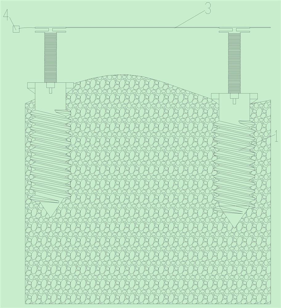 Pedal type hanging pile device suitable for hard soil construction