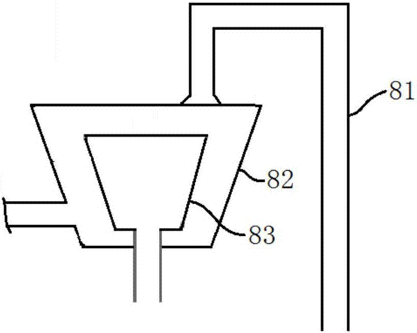 Airflow crushing tail gas afterheat utilization method for titanium white powder processing