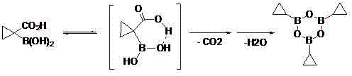 Method for preparing cyclopropyl boronic acid