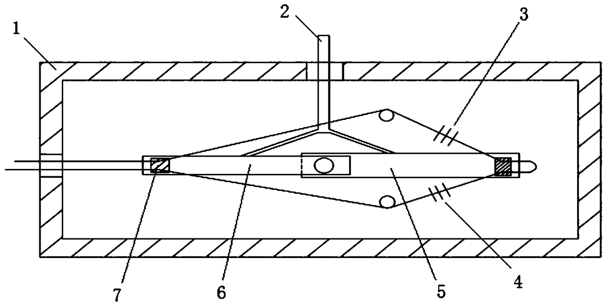 Fiber bragg grating displacement sensor