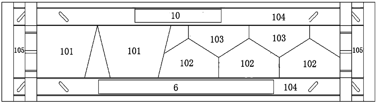 Wooden containing box for containing power distribution auxiliary components