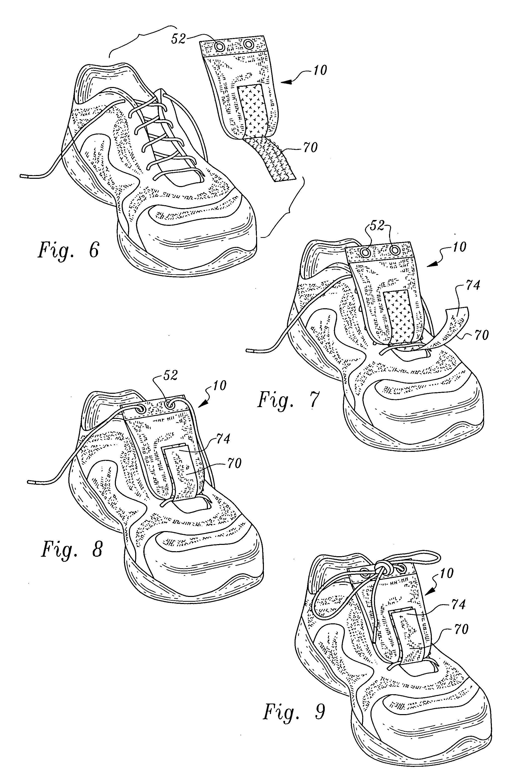 Method and apparatus for removable shoe weights