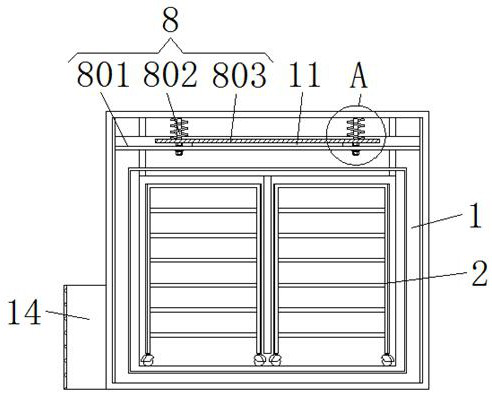 Pet food hot air drying device