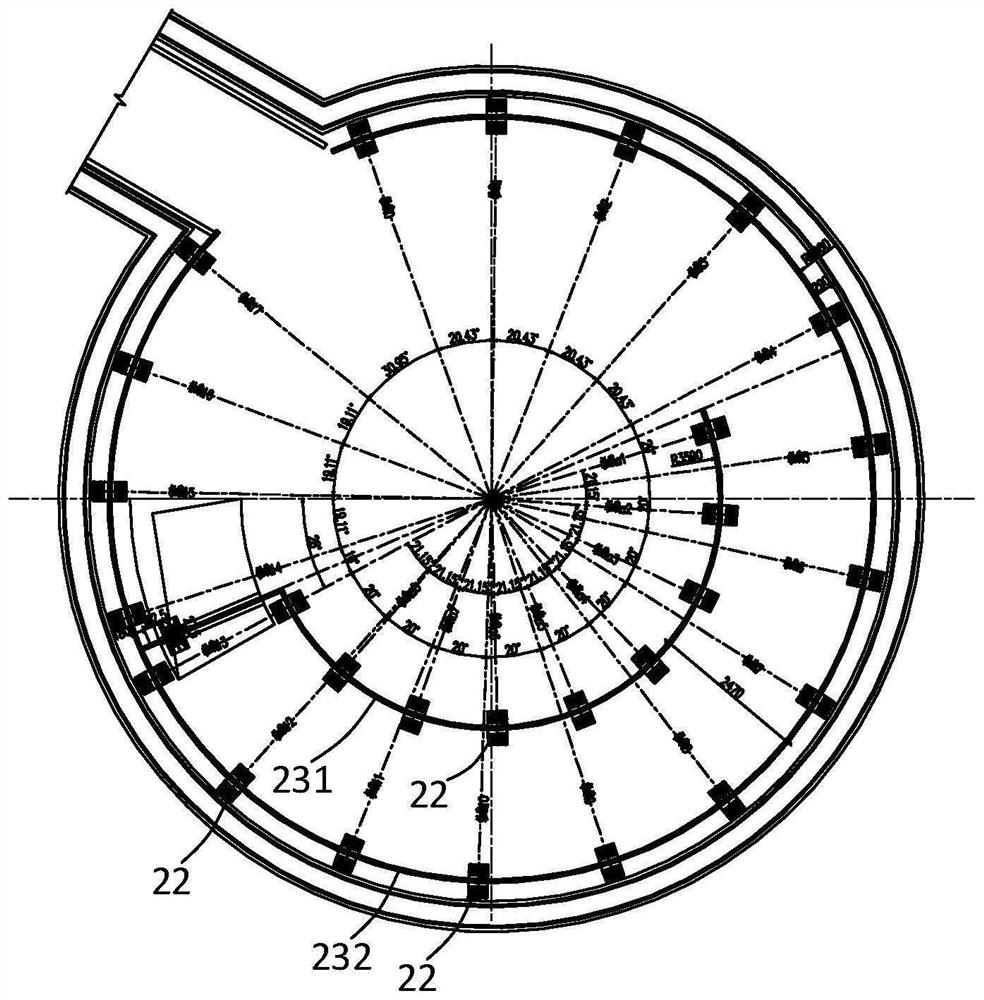 Self-adaptive deformation acrylic building and construction method thereof