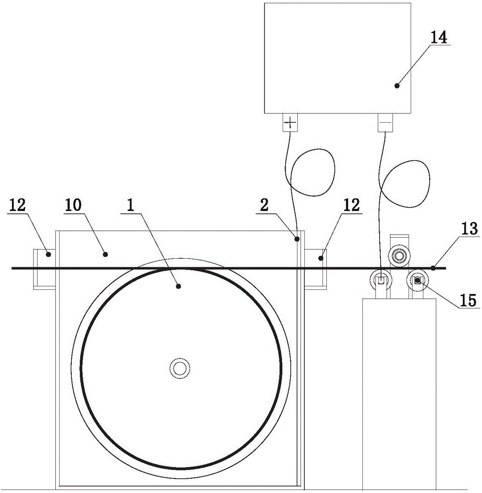 Dynamic phosphorization device and method for metal wires