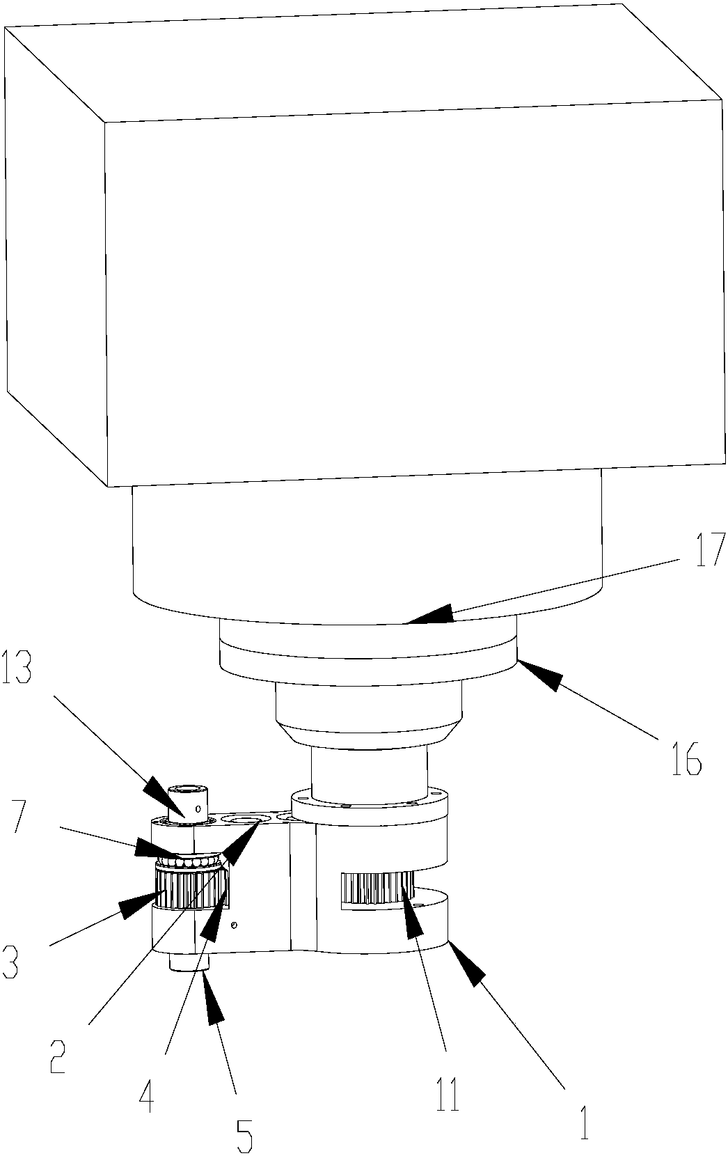 Adapter used for numerical control machining of ball bolt countersinks