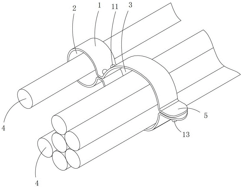 Wired electric appliance assembly with bandage