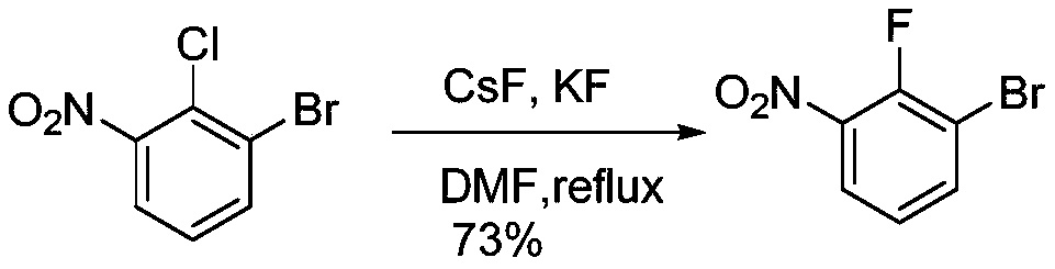 3-bromo-2-fluoronitrobenzene preparation method