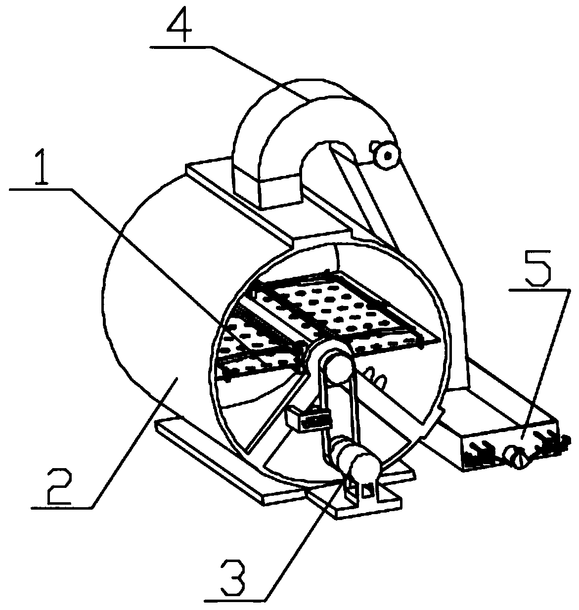 Textile cloth drying equipment