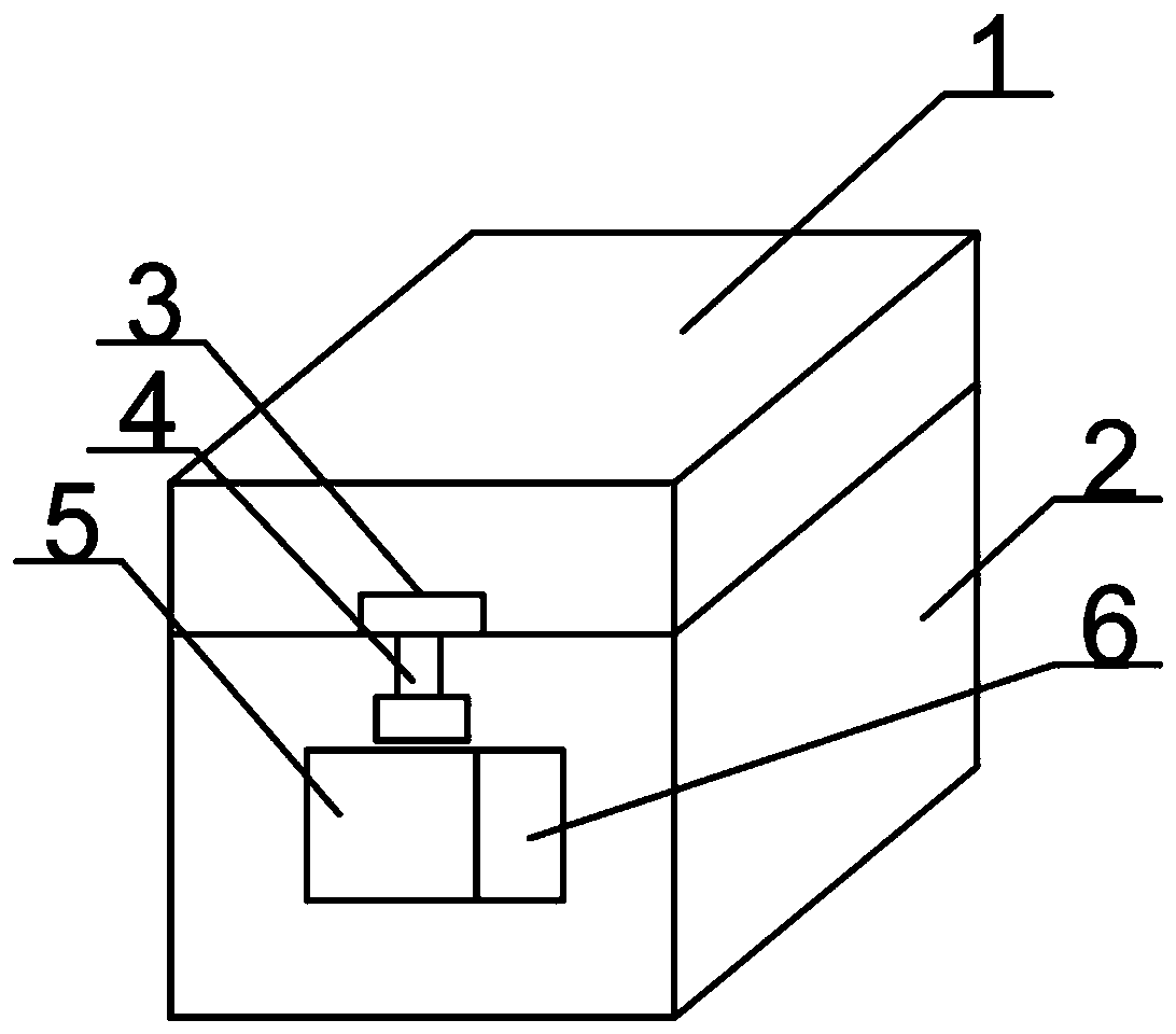 Anti-theft take-out box and meal storing and taking method based on take-out box