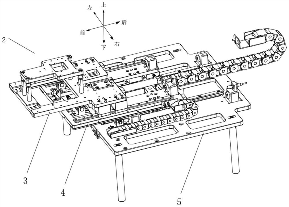 Multi-layer sliding rail composite motion mechanism and application thereof