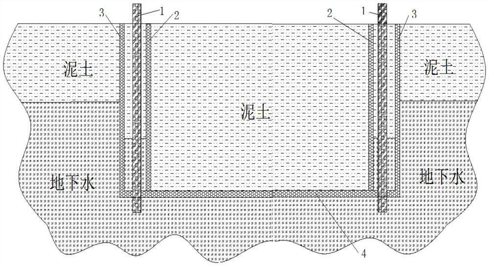 A Construction Method for Excavating and Supporting the Foundation Pit of a Shield Receiving Shaft without Precipitation