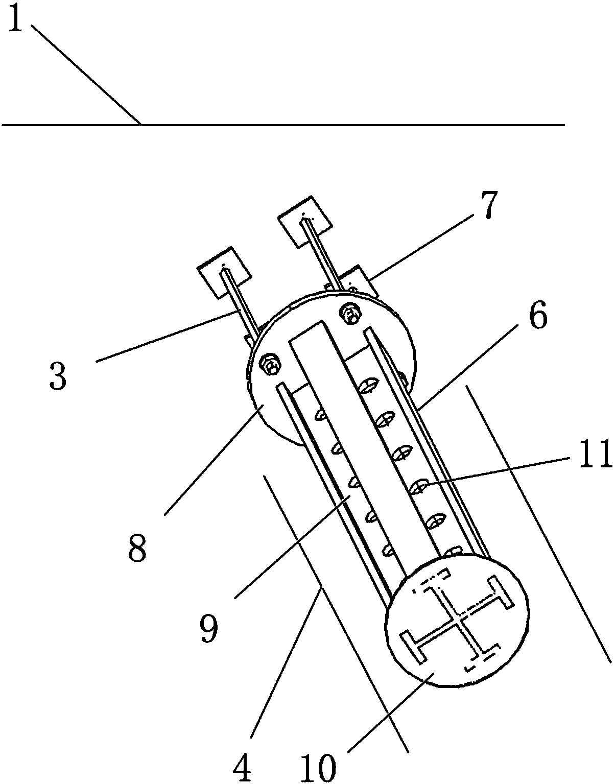 Prefabricated pier and plate cross-shaped shear bracing connecting structure