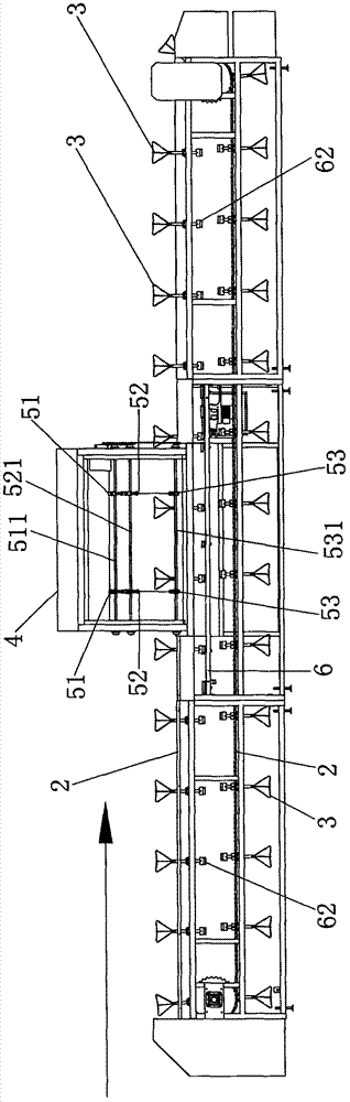 Device for automatically spraying glaze to open ceramic product