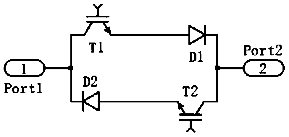 Bidirectional H-bridge IGBT solid-state circuit breaker