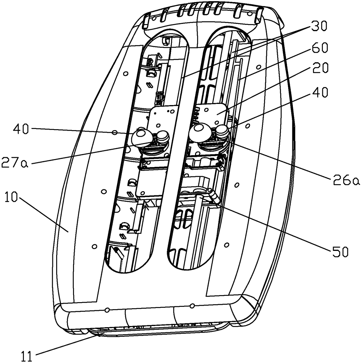 Rotation magnetic massager