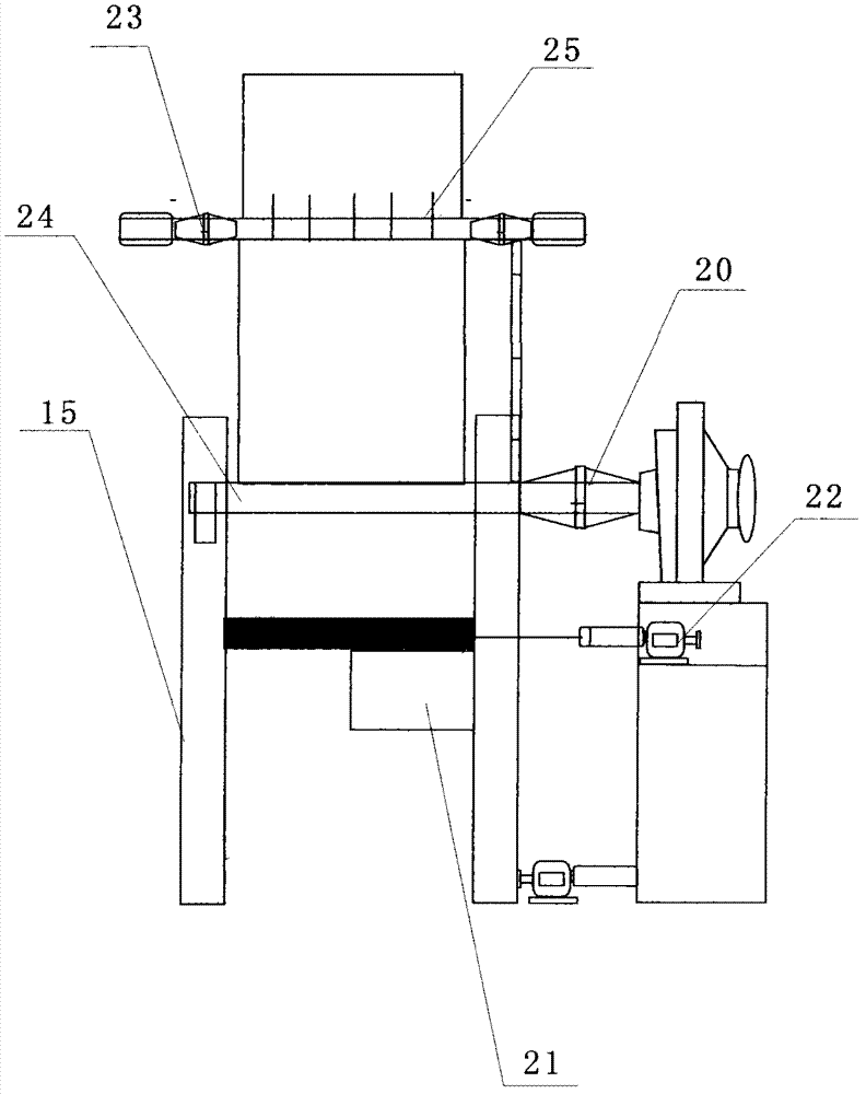 Automatic yeast stirring and cooling machine