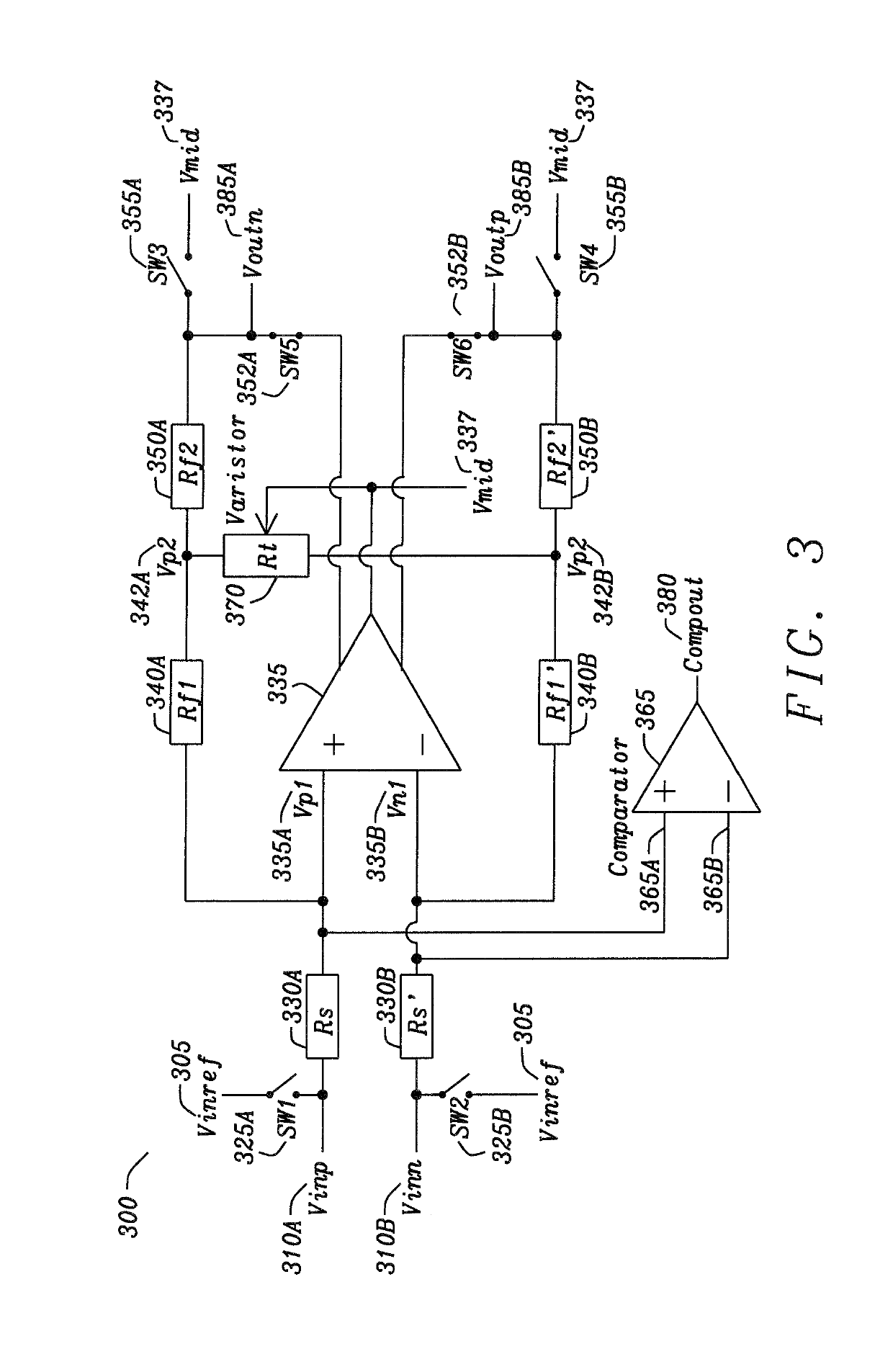 Circuit and method for a high common mode rejection amplifier by using a digitally controlled gain trim circuit