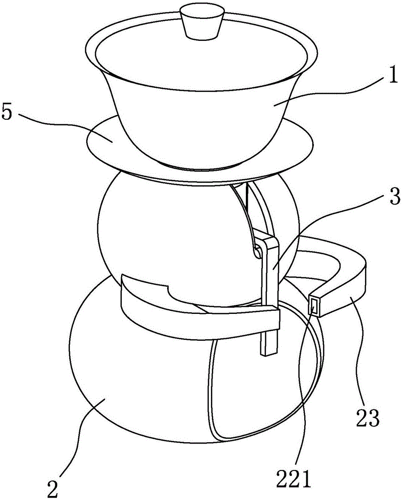 Tea making device convenient to use