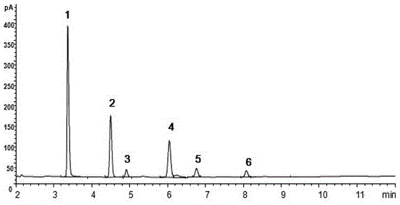 Method for rapid determination of content of short-chain fatty acids in intestinal tract or excrement