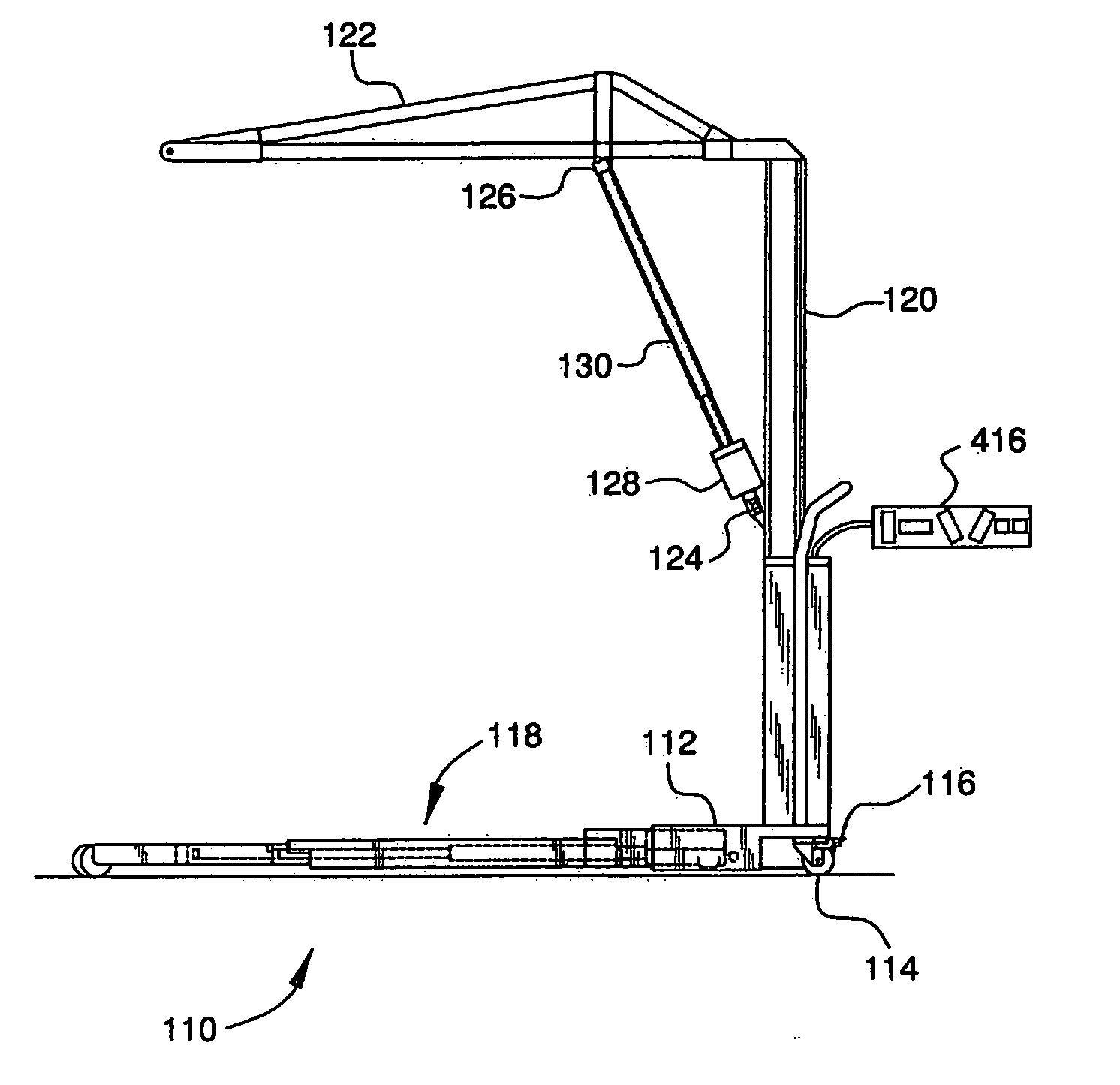 Stretcher supporter for a storable patient lift and transfer device and method for doing the same