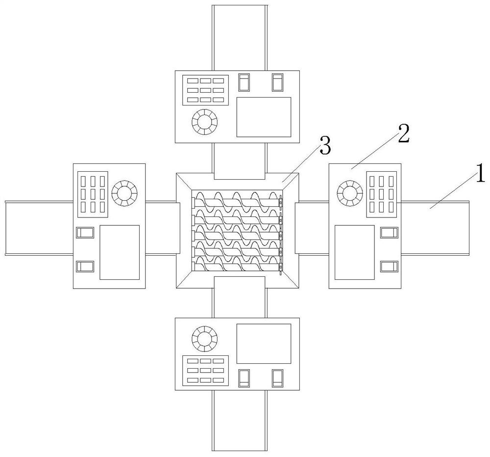 Efficient antibacterial textile material and production and preparation process thereof